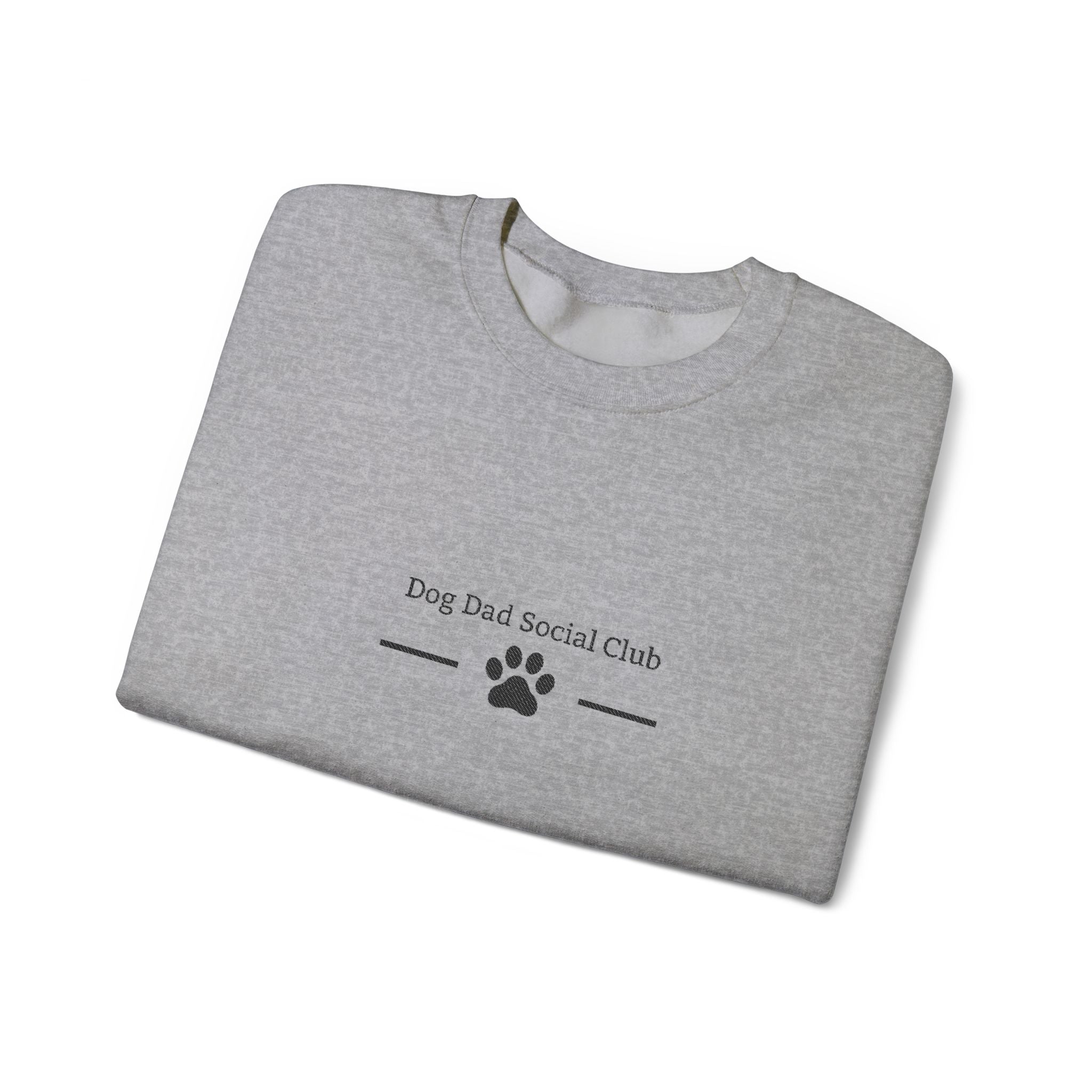 Dog Dad Sweatshirt — 'Dog Dad Sorta, Pet Dad' Paw Print Crewneck