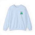 Crewneck Sweatshirt — Cute Green Frog “Ribbit” Pocket Graphic
