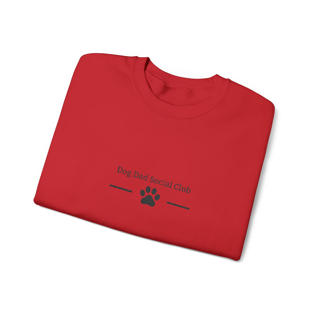Dog Dad Sweatshirt — 'Dog Dad Sorta, Pet Dad' Paw Print Crewneck