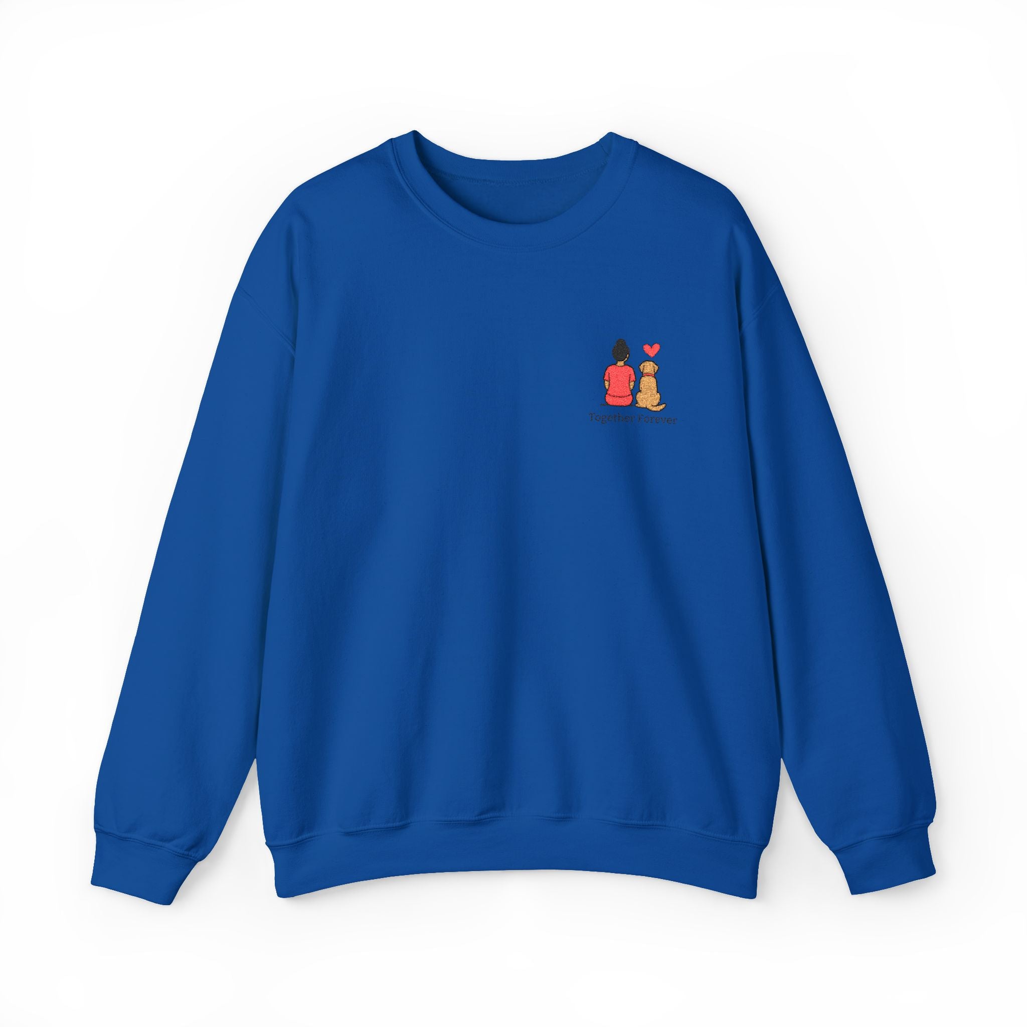 Crewneck Sweatshirt — 'Friends & Food' Cute Mini Illustration