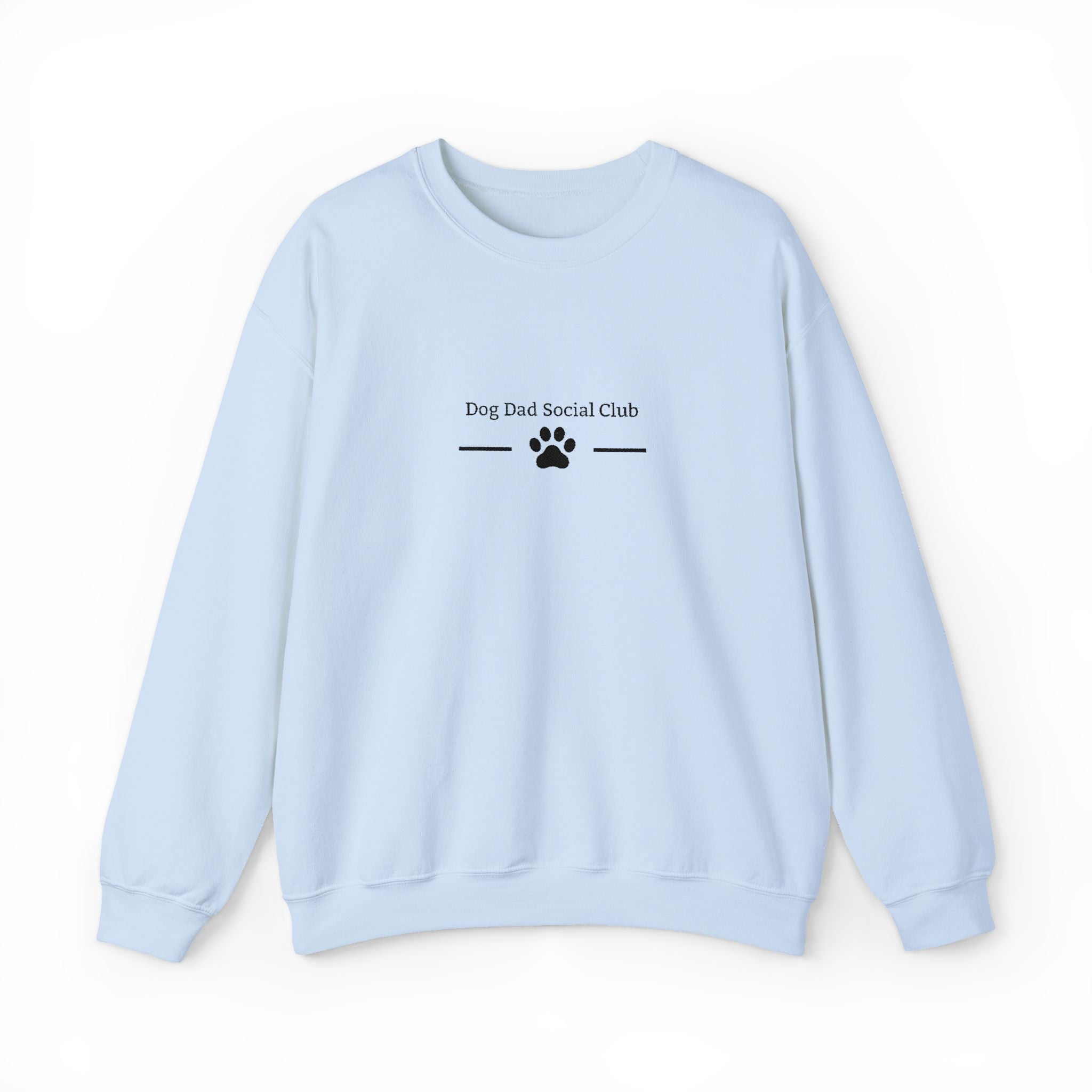 Dog Dad Sweatshirt — 'Dog Dad Sorta, Pet Dad' Paw Print Crewneck