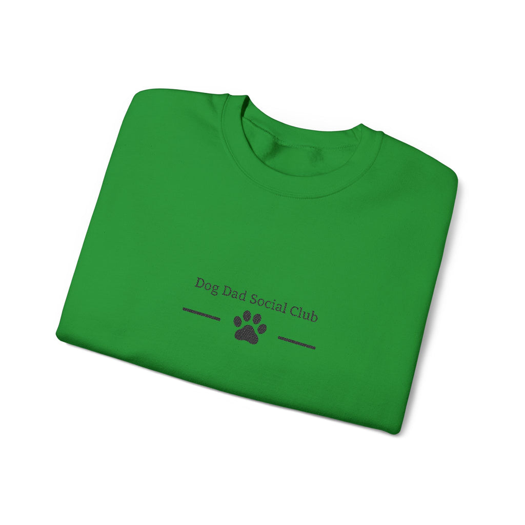 Dog Dad Sweatshirt — 'Dog Dad Sorta, Pet Dad' Paw Print Crewneck