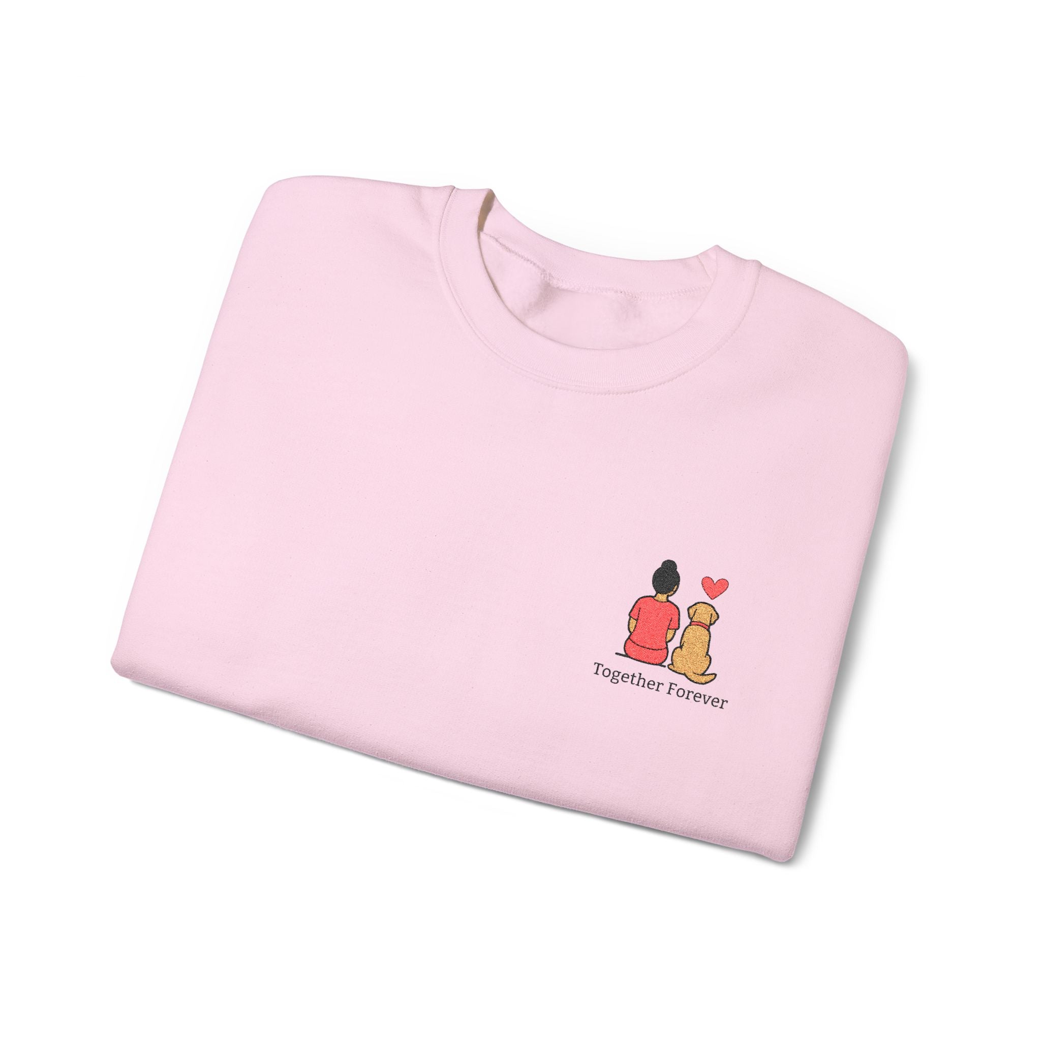 Crewneck Sweatshirt — 'Friends & Food' Cute Mini Illustration