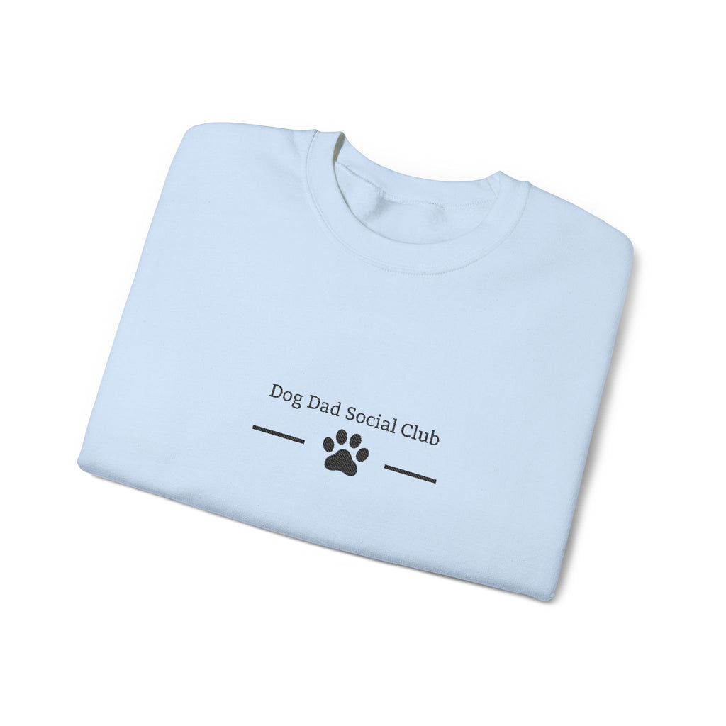 Dog Dad Sweatshirt — 'Dog Dad Sorta, Pet Dad' Paw Print Crewneck