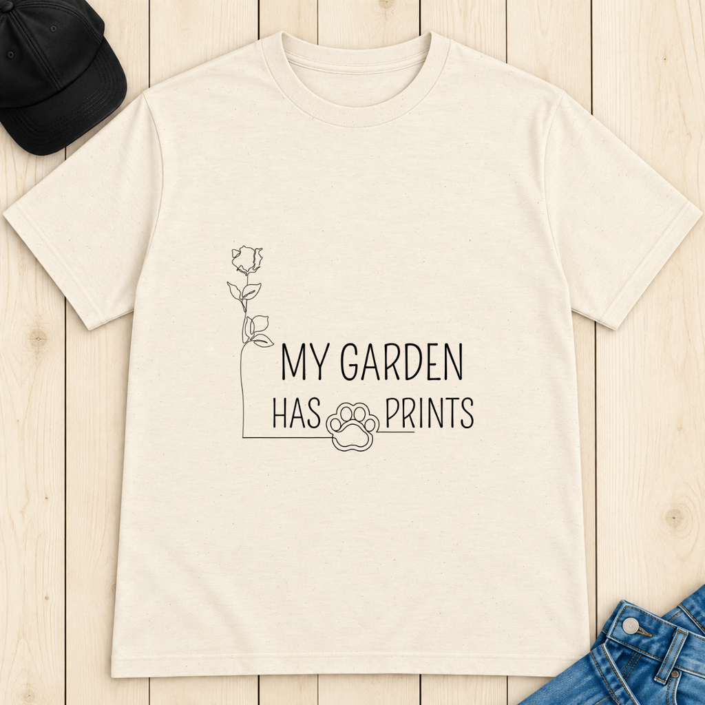 My Garden Has Paw Prints T-Shirt
