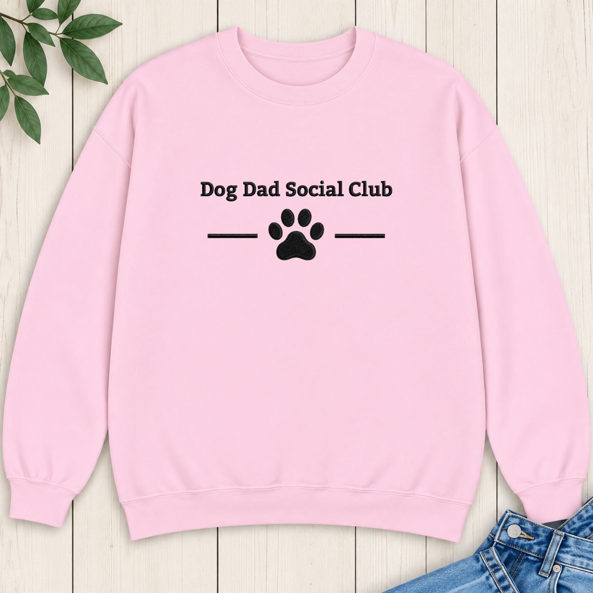 Dog Dad Social Club Embroidered Sweatshirt
