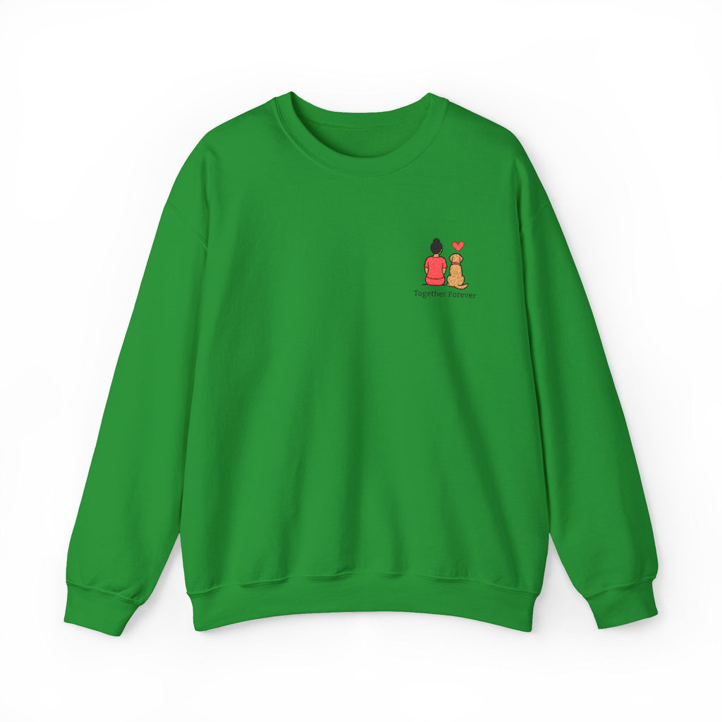 Crewneck Sweatshirt — 'Friends & Food' Cute Mini Illustration