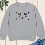 Cute Cat Embroidered Sweatshirt