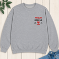 Proud Rescue Mom Embroidered Sweatshirt