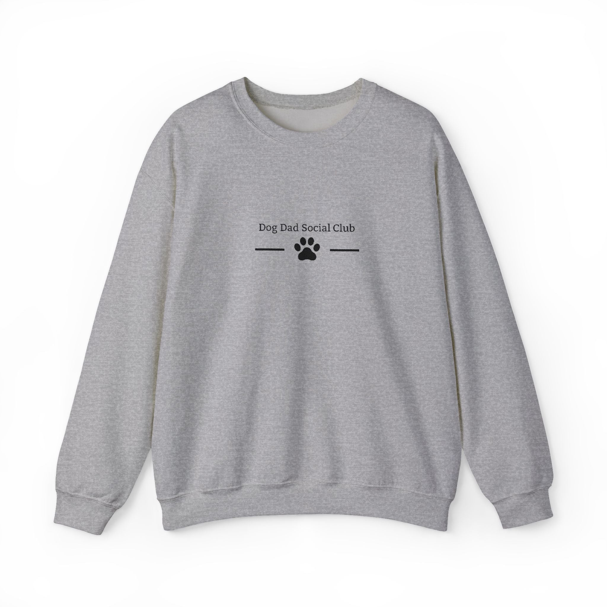 Dog Dad Sweatshirt — 'Dog Dad Sorta, Pet Dad' Paw Print Crewneck