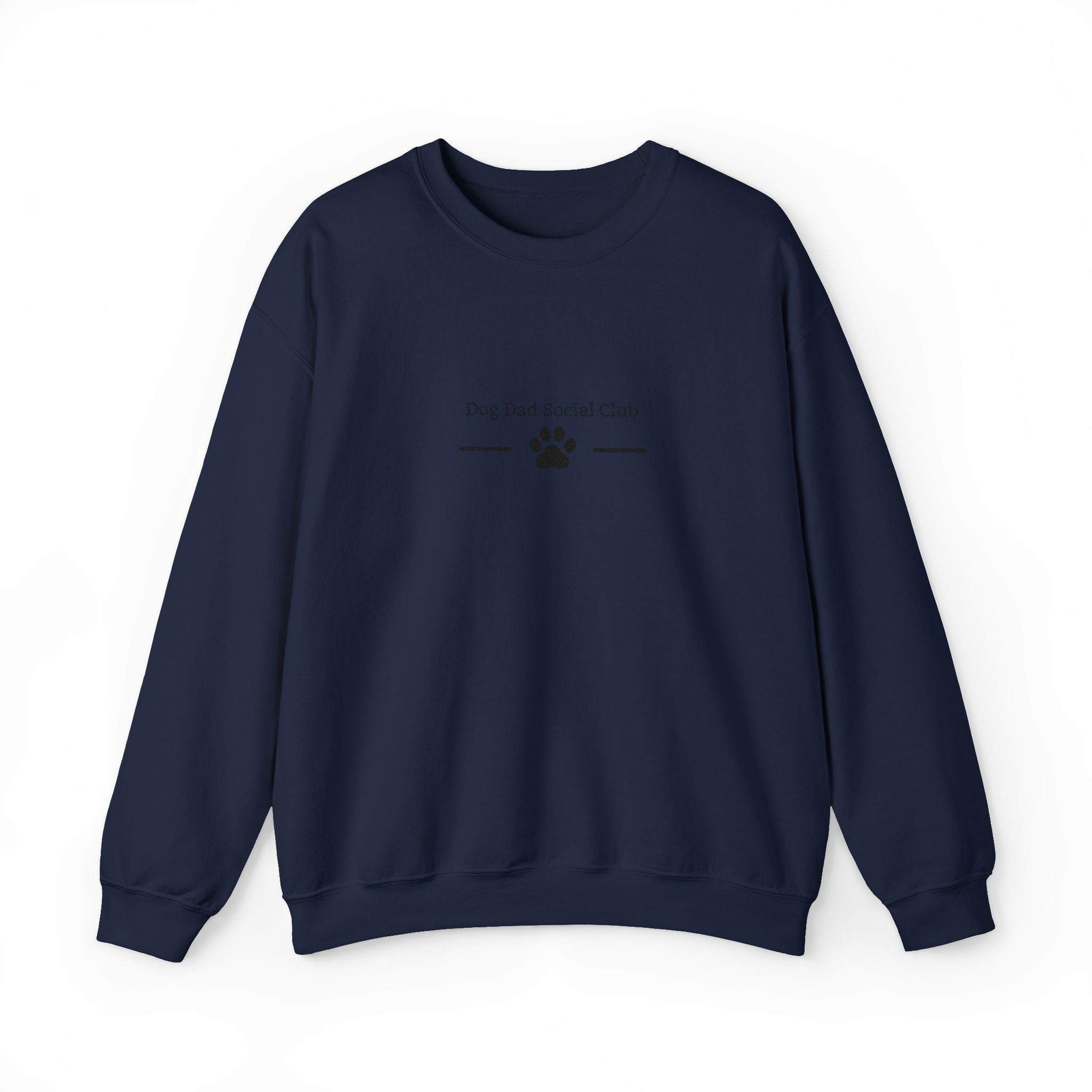 Dog Dad Sweatshirt — 'Dog Dad Sorta, Pet Dad' Paw Print Crewneck