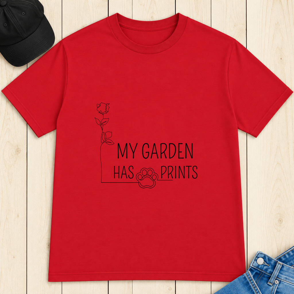 My Garden Has Paw Prints T-Shirt
