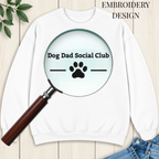 Dog Dad Social Club Embroidered Sweatshirt