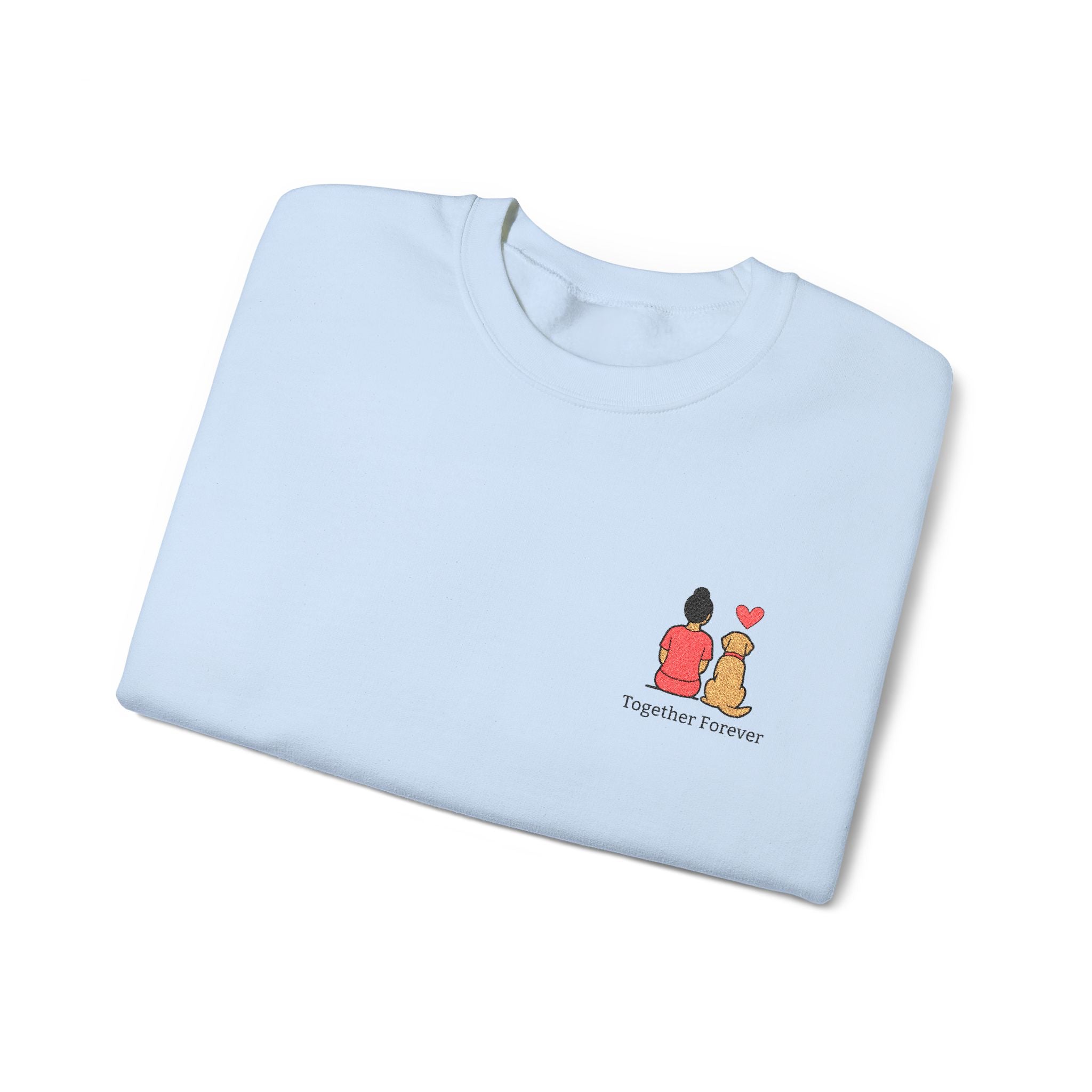 Crewneck Sweatshirt — 'Friends & Food' Cute Mini Illustration