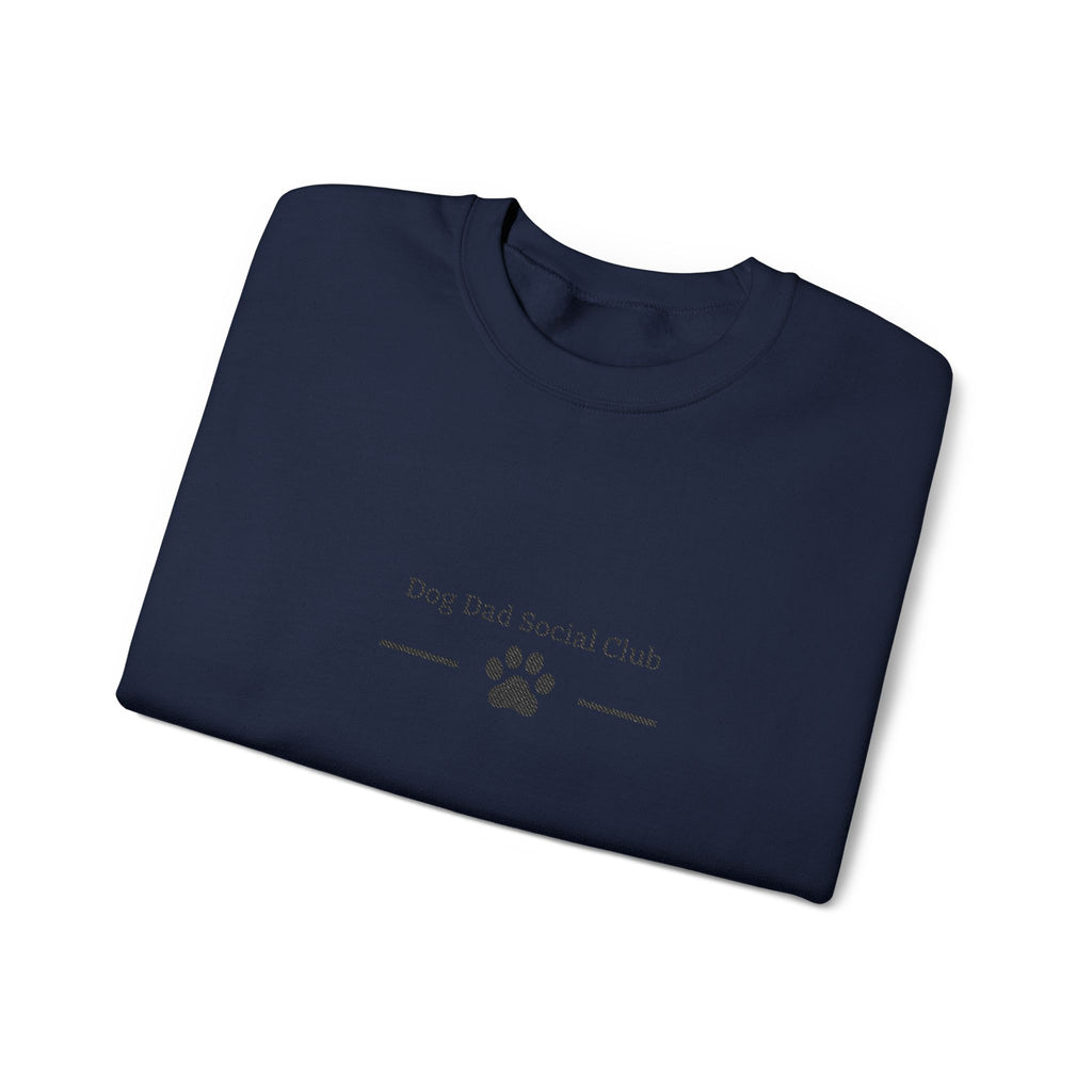 Dog Dad Sweatshirt — 'Dog Dad Sorta, Pet Dad' Paw Print Crewneck